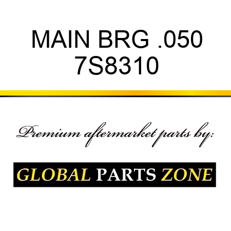 MAIN BRG .050 7S8310