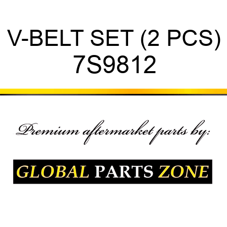 V-BELT SET (2 PCS) 7S9812