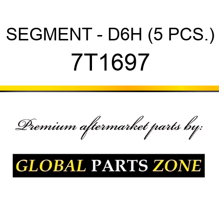SEGMENT - D6H (5 PCS.) 7T1697