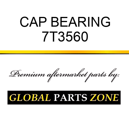 CAP BEARING 7T3560