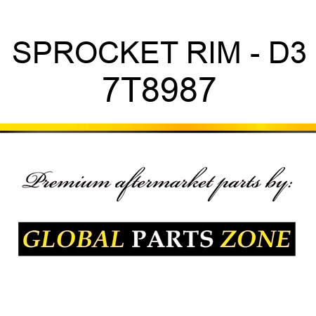 SPROCKET RIM - D3 7T8987