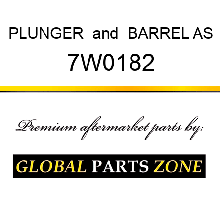 PLUNGER & BARREL AS 7W0182