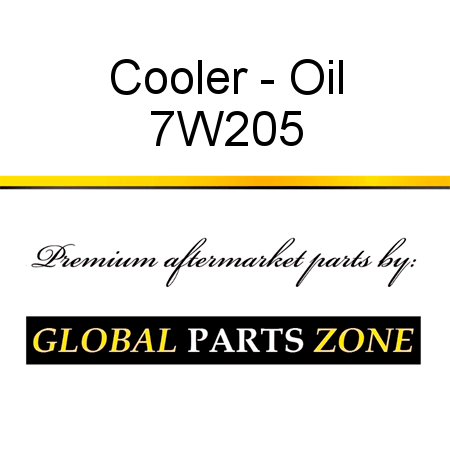 Cooler - Oil 7W205