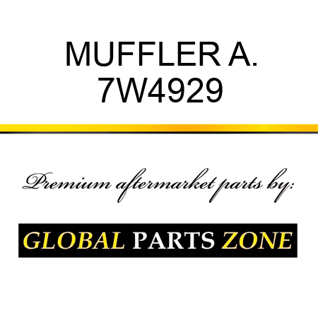 MUFFLER A. 7W4929