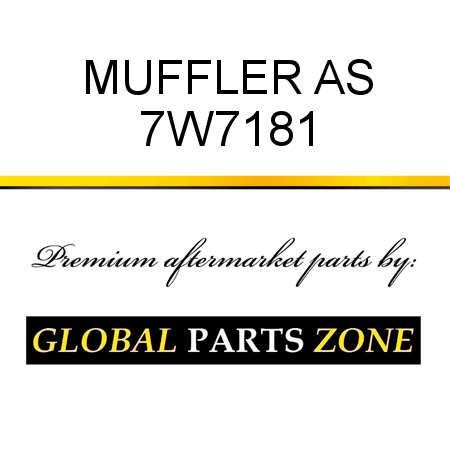 MUFFLER AS 7W7181