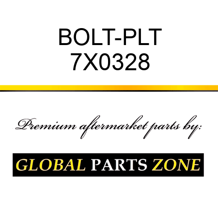 BOLT-PLT 7X0328