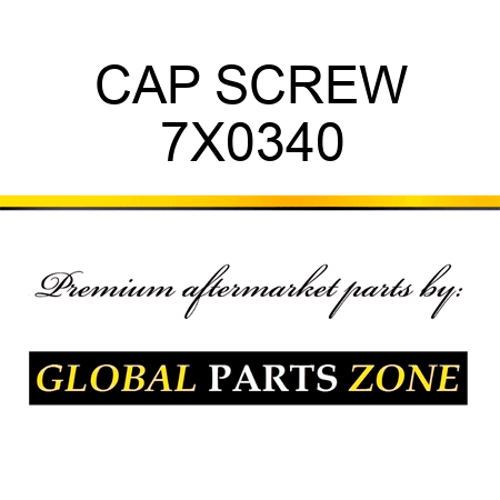 CAP SCREW 7X0340