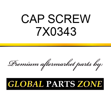 CAP SCREW 7X0343