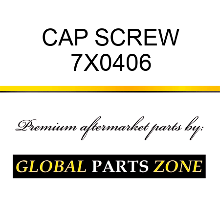 CAP SCREW 7X0406