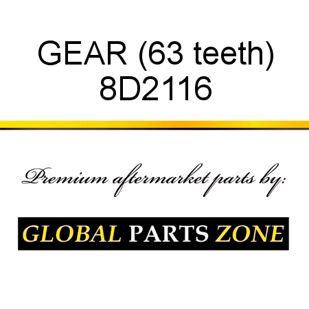GEAR (63 teeth) 8D2116