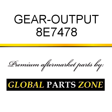 GEAR-OUTPUT 8E7478