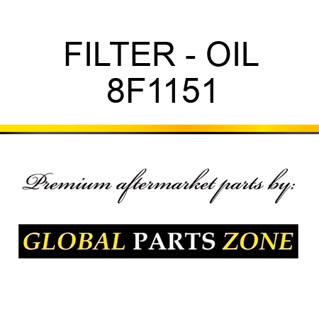 FILTER - OIL 8F1151