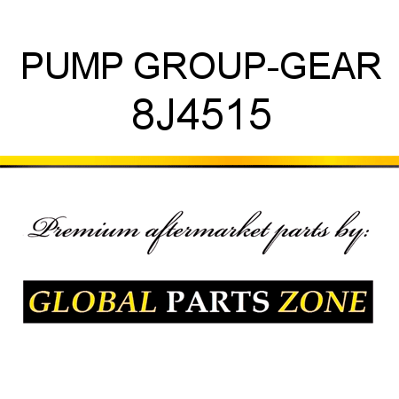 PUMP GROUP-GEAR 8J4515