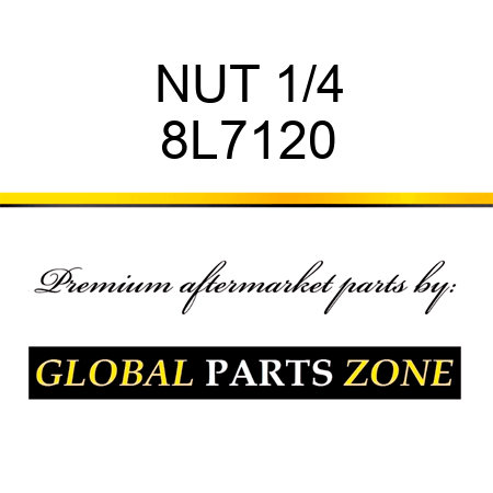 NUT 1/4 8L7120