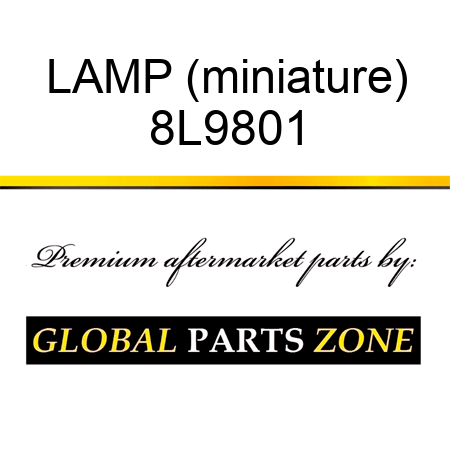 LAMP (miniature) 8L9801
