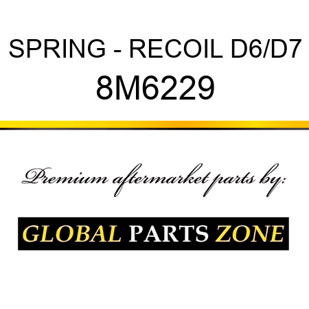 SPRING - RECOIL D6/D7 8M6229