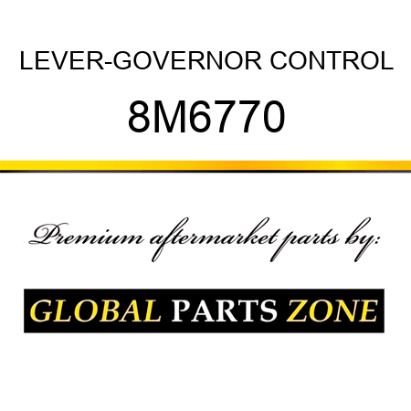 LEVER-GOVERNOR CONTROL 8M6770