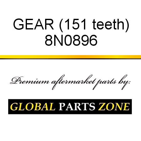 GEAR (151 teeth) 8N0896