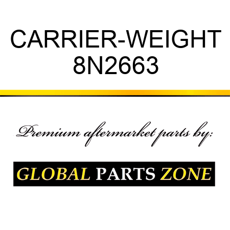 CARRIER-WEIGHT 8N2663