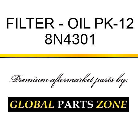 FILTER - OIL PK-12 8N4301