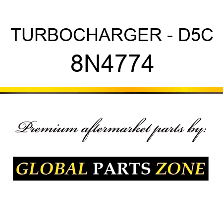 TURBOCHARGER - D5C 8N4774