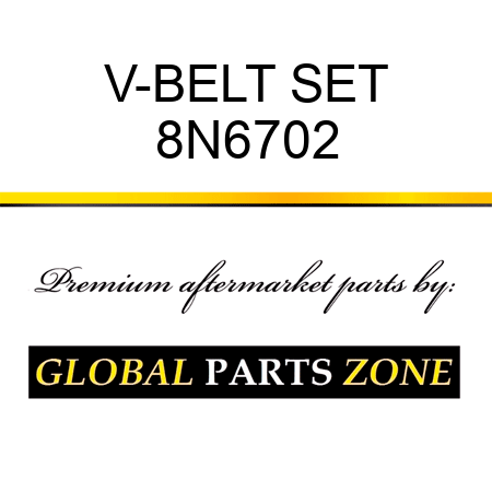 V-BELT SET 8N6702