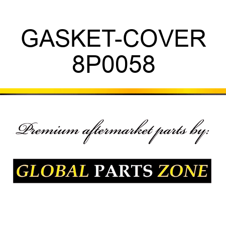 GASKET-COVER 8P0058