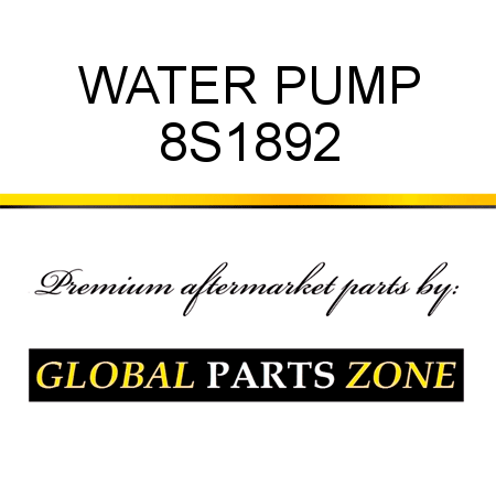 WATER PUMP 8S1892