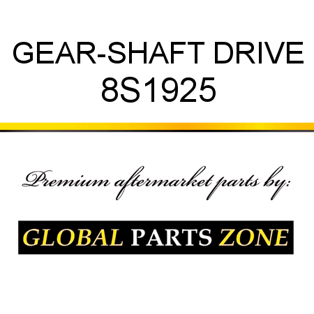 GEAR-SHAFT DRIVE 8S1925