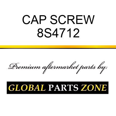 CAP SCREW 8S4712