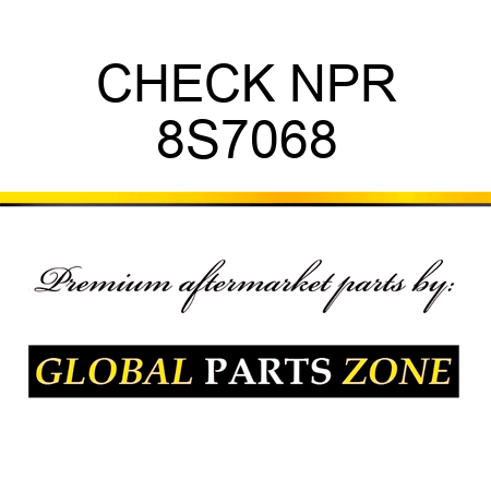 CHECK NPR 8S7068