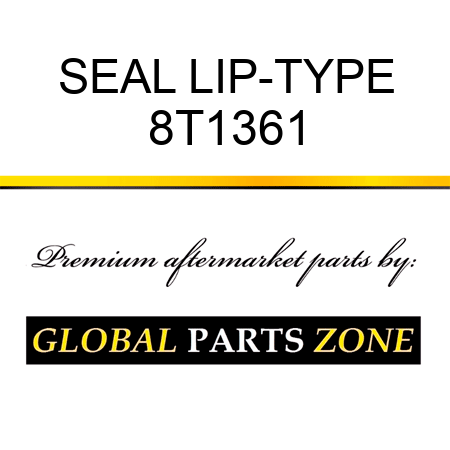 SEAL LIP-TYPE 8T1361