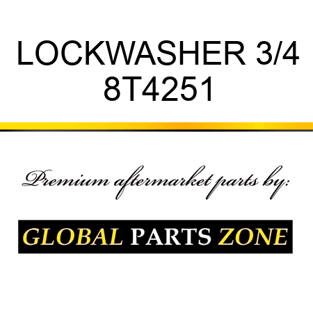 LOCKWASHER 3/4 8T4251