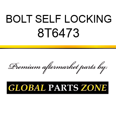 BOLT SELF LOCKING 8T6473