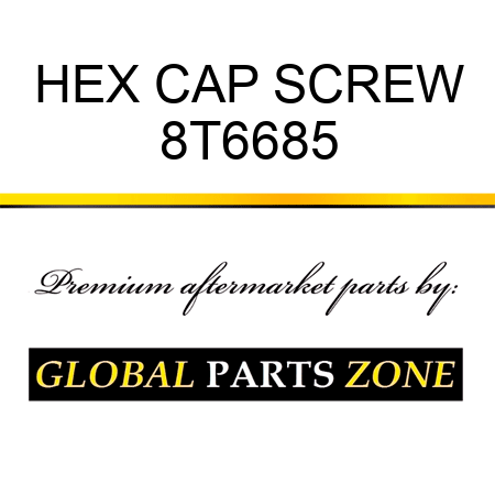 HEX CAP SCREW 8T6685