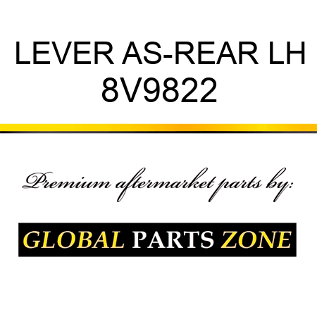 LEVER AS-REAR LH 8V9822