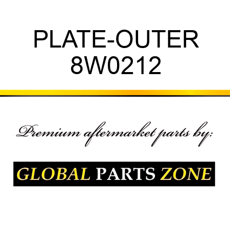 PLATE-OUTER 8W0212