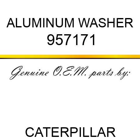 ALUMINUM WASHER 957171