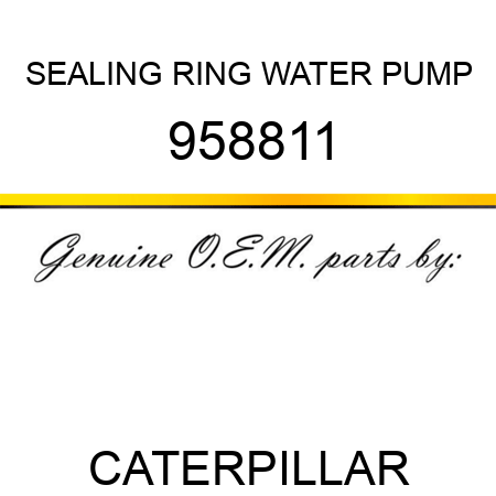 SEALING RING WATER PUMP 958811
