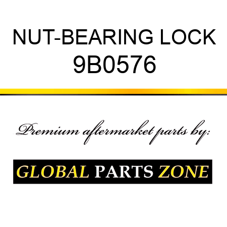 NUT-BEARING LOCK 9B0576