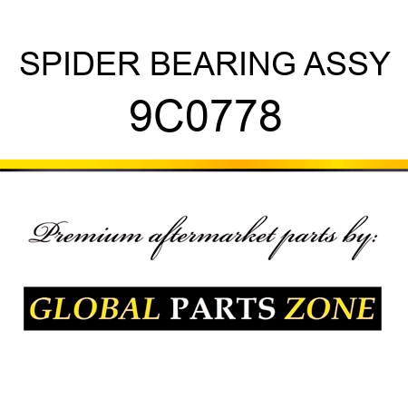 SPIDER BEARING ASSY 9C0778