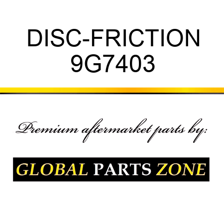DISC-FRICTION 9G7403