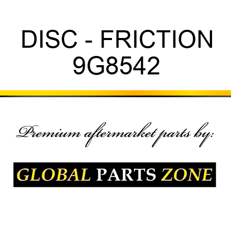 DISC - FRICTION 9G8542