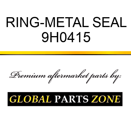 RING-METAL SEAL 9H0415