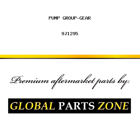 PUMP GROUP-GEAR 9J1295