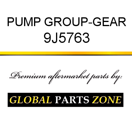 PUMP GROUP-GEAR 9J5763