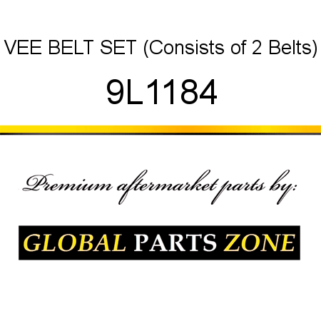 VEE BELT SET (Consists of 2 Belts) 9L1184