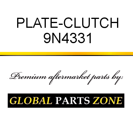 PLATE-CLUTCH 9N4331