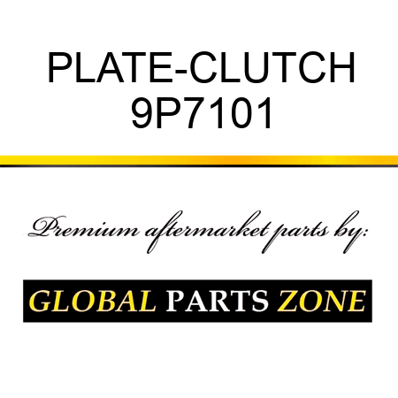 PLATE-CLUTCH 9P7101