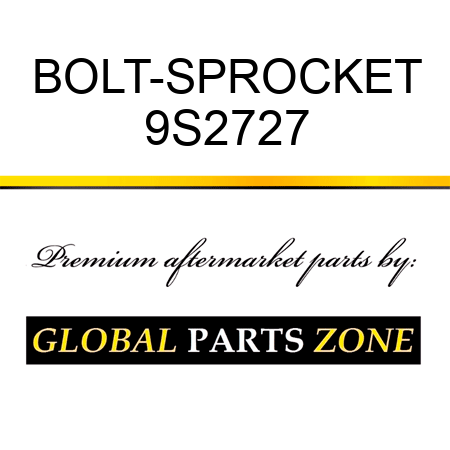 BOLT-SPROCKET 9S2727